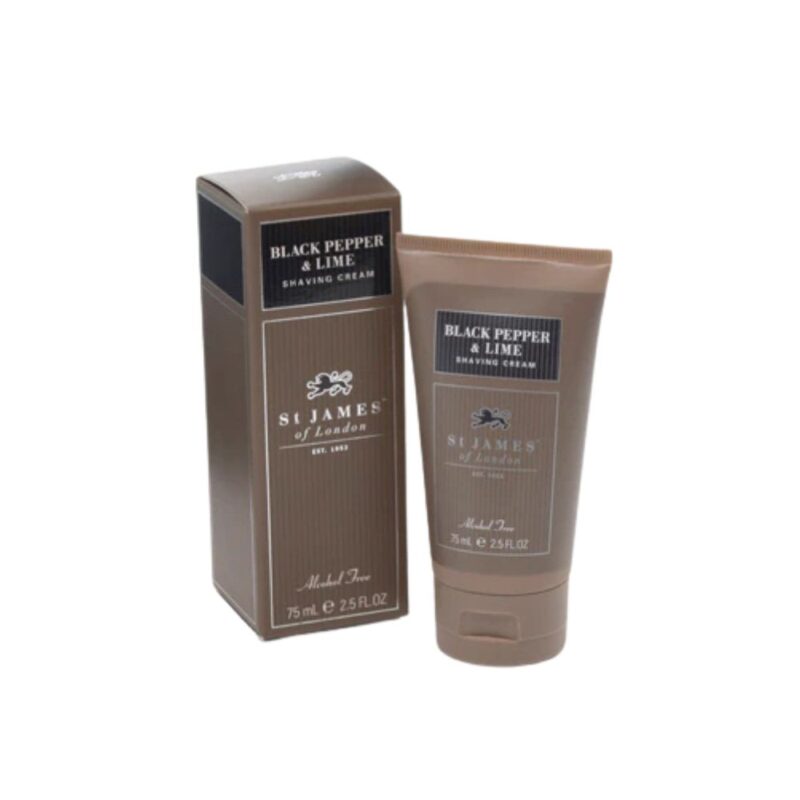 Black Pepper & Lime Shaving Cream Tube