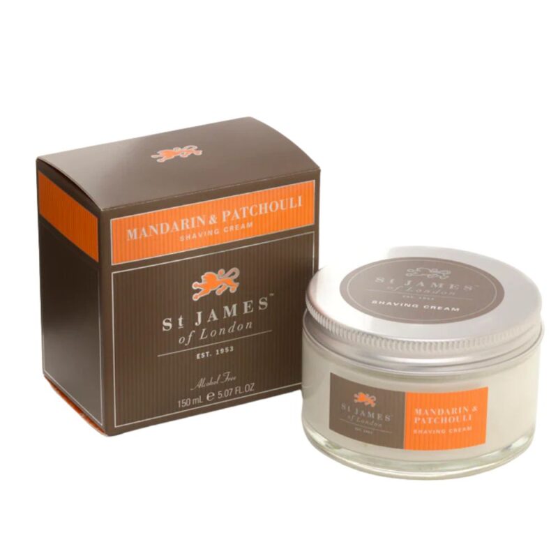 St. James of London - Mandarin & Patchouli Shave Cream Jar