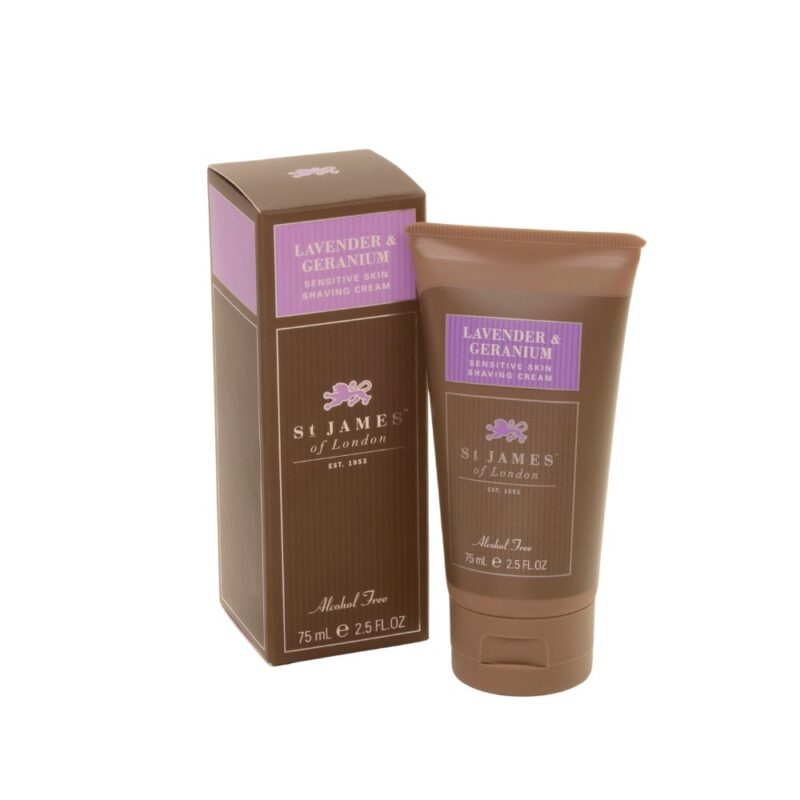 St. James of London - Rasiercreme Lavender & Geranium in Tube