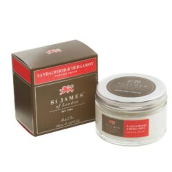 St. James of London - Rasiercreme im Glastiegel Sandalwood & Bergamot