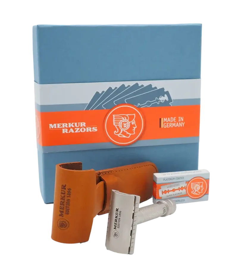 Merkur - Rasoir de sécurité 34C Inox Edition 1896 en coffret cadeau