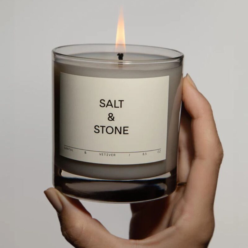 Salt & Stone - Duftkerze Santal & Vetiver – Bild 2