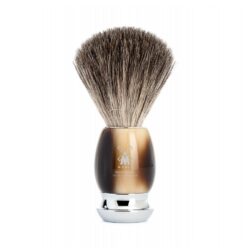 MÜHLE - Blaireau VIVO en résine précieuse, brun corné