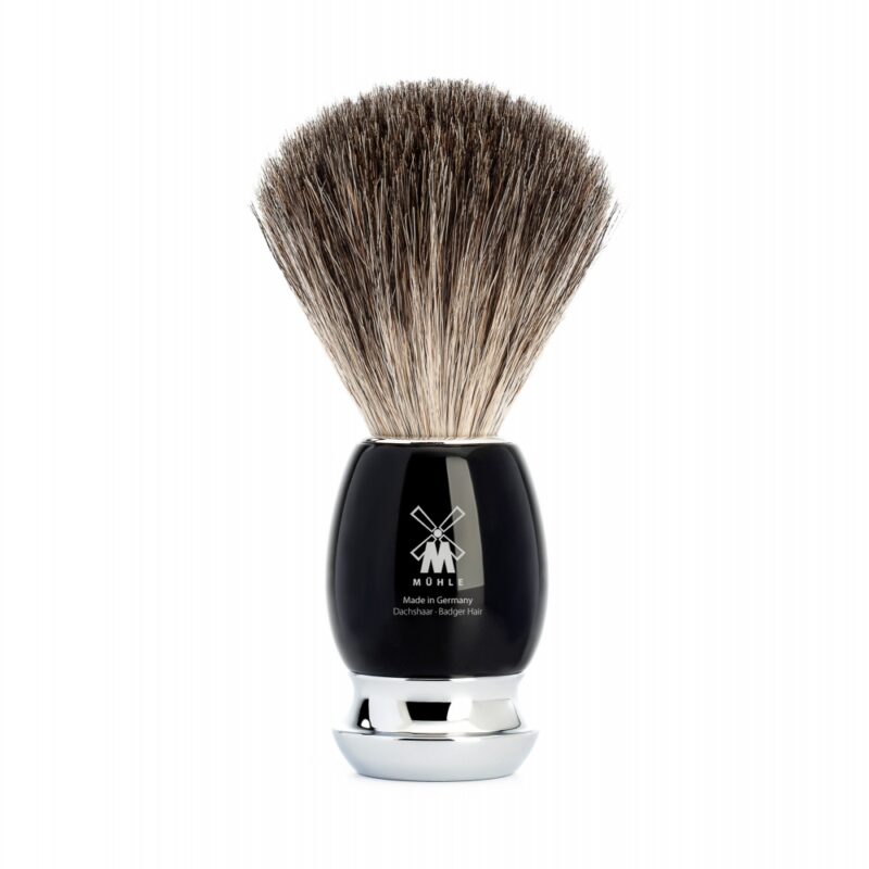 MÜHLE - Rasierpinsel VIVO Edelharz schwarz