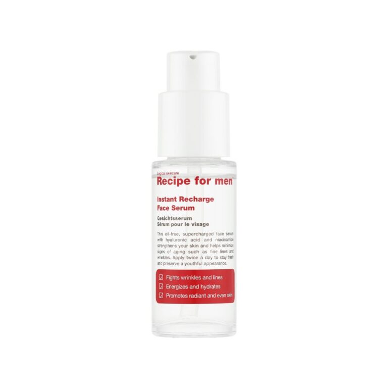 Recipe for men – Instant Recharge Face Serum